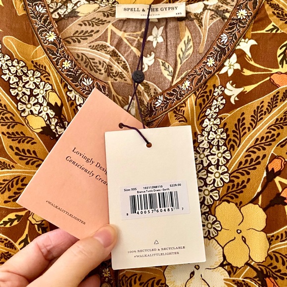 🌺🎉HP🎉🌺 NWT Spell & The Gypsy Bianca Tunic Dress - Picture 15 of 15